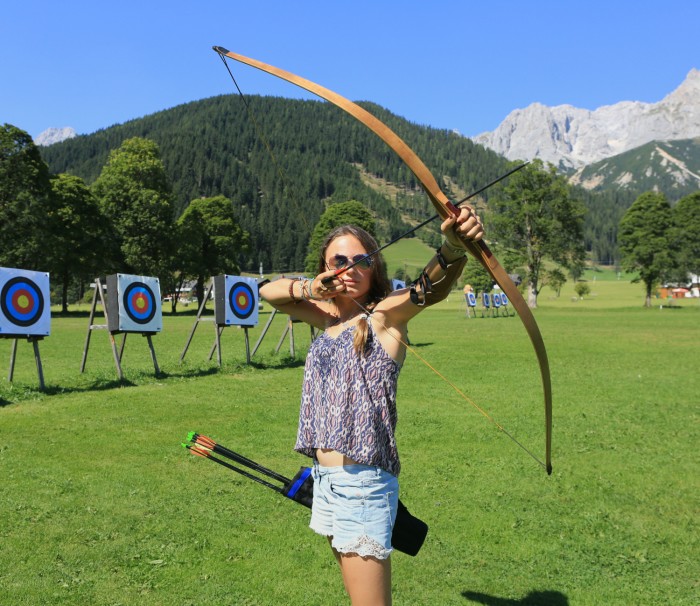 Bogenschießen mit 3D-Parcours